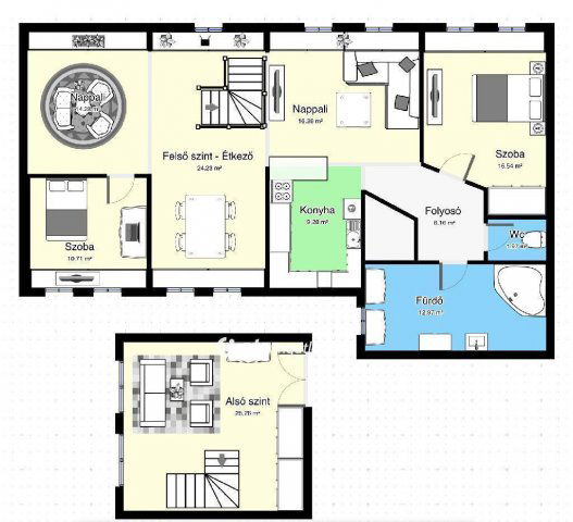 Eladó téglalakás, Pápán 39.49 M Ft, 3 szobás