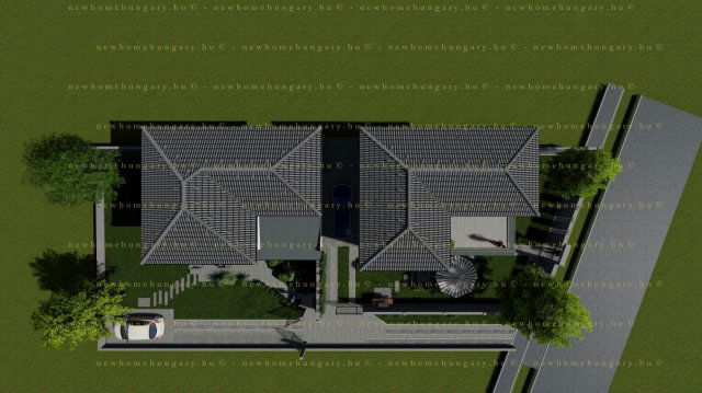Eladó ikerház, Kecskeméten 88.9 M Ft, 5 szobás