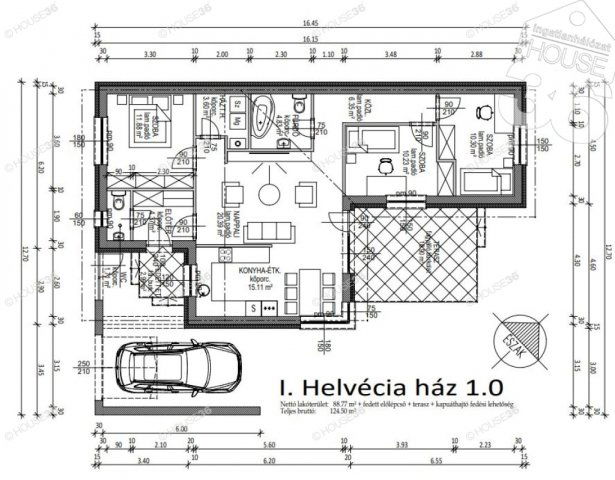 Eladó családi ház, Helvécián 72 M Ft, 4 szobás