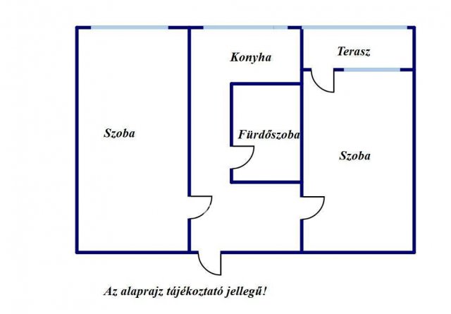 Eladó téglalakás, Szegeden 41.5 M Ft, 2 szobás