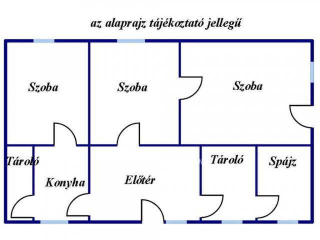 Eladó nyaraló, Kisteleken 19.8 M Ft, 3 szobás