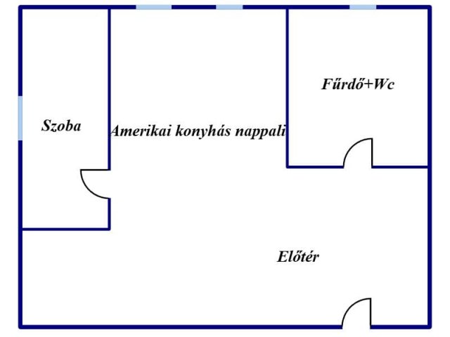 Eladó téglalakás, Verpeléten 24.5 M Ft, 1+1 szobás
