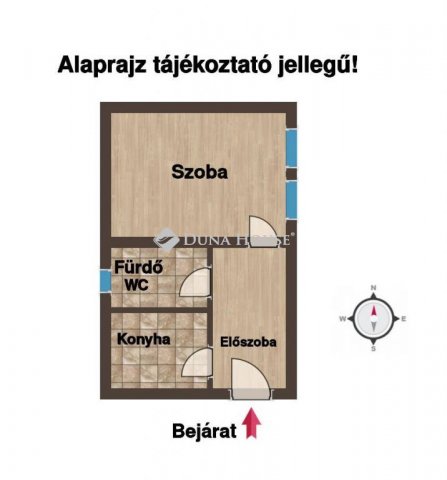 Eladó téglalakás, Budapesten, V. kerületben 59.9 M Ft, 1 szobás