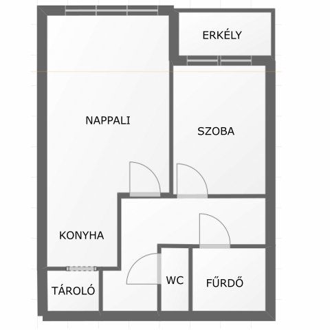 Eladó téglalakás, Miskolcon, Dóczy József utcában 55.49 M Ft