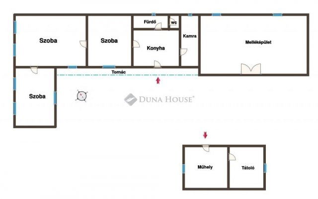 Eladó családi ház, Cecén 18.9 M Ft, 3 szobás