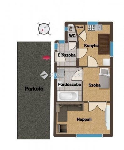 Eladó téglalakás, Budapesten, XIX. kerületben 49.5 M Ft