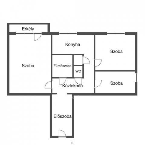 Eladó panellakás, Miskolcon 27.5 M Ft, 3 szobás