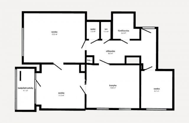 Eladó téglalakás, Edelényben 31.9 M Ft, 2+1 szobás