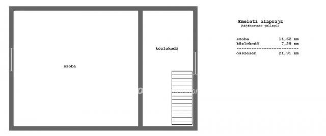 Eladó családi ház, Téten 23.5 M Ft, 2 szobás