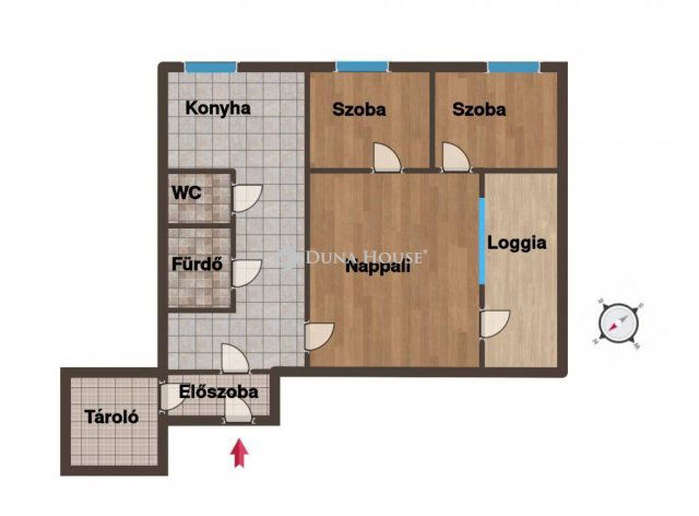 Eladó panellakás, Szegeden, Kereszttöltés utcában 50 M Ft
