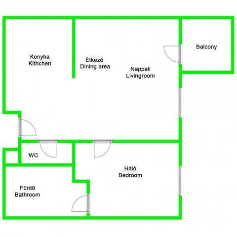 Eladó téglalakás, Budapesten, VII. kerületben, Holló utcában