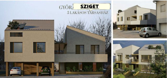 Eladó téglalakás, Győrött 83.8 M Ft, 2 szobás