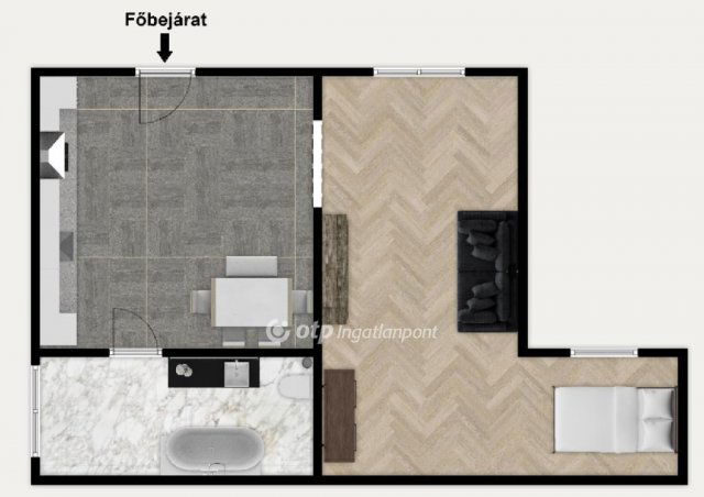 Eladó téglalakás, Budapesten, VIII. kerületben 45.5 M Ft