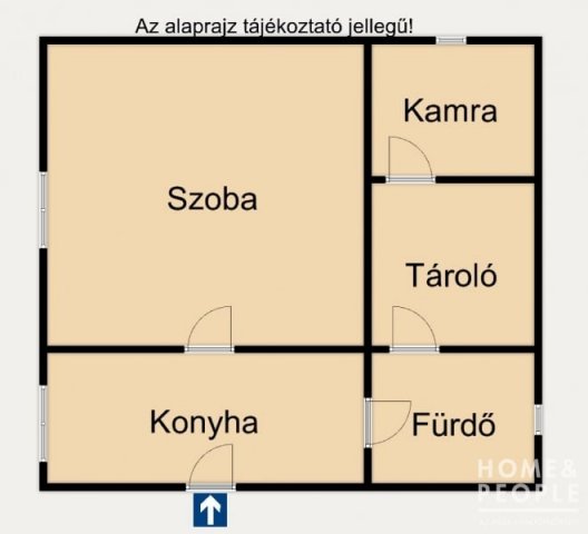 Eladó családi ház, Földeákon 5.99 M Ft, 2 szobás