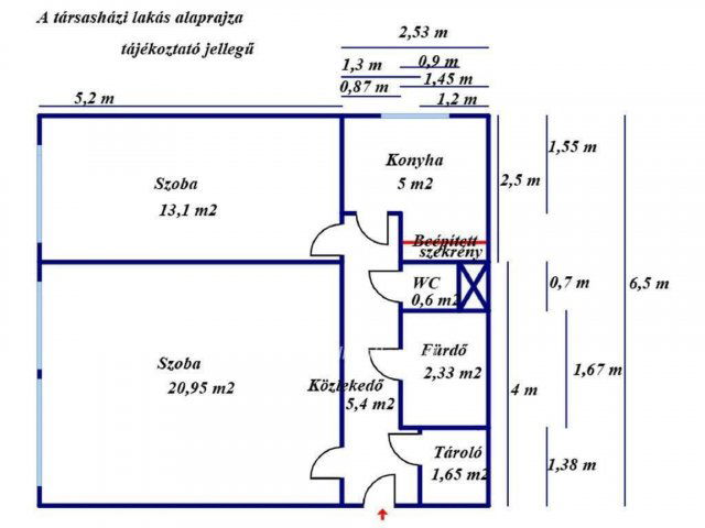 Eladó panellakás, Kiskunfélegyházán 29.9 M Ft, 2 szobás
