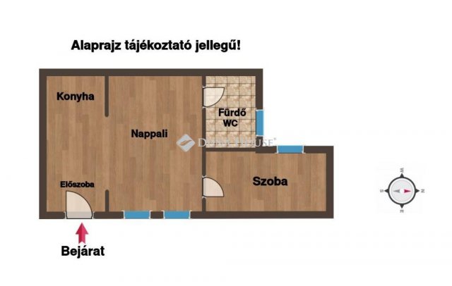 Kiadó téglalakás, albérlet, Budapesten, V. kerületben, 2 szobás