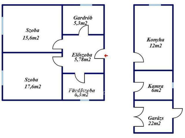 Eladó családi ház, Debrecenben 79 M Ft, 2 szobás