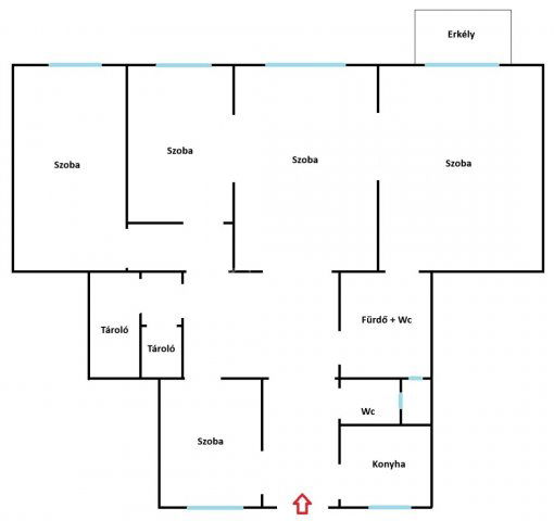 Kiadó téglalakás, albérlet, Budapesten, V. kerületben