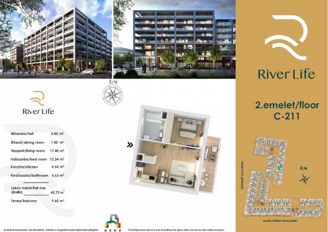 Eladó téglalakás, XIII. kerületben, Népfürdő utcában