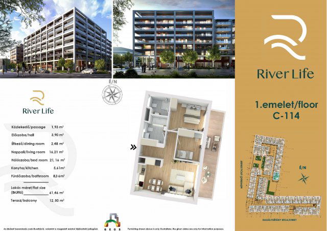 Eladó téglalakás, XIII. kerületben, Népfürdő utcában