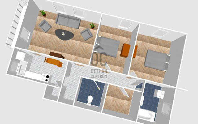 Eladó téglalakás, Győrött 72 M Ft, 3 szobás