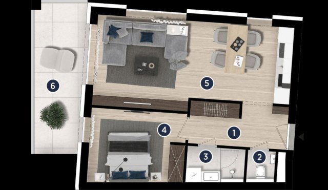 Eladó téglalakás, Siófokon, Deák Ferenc sétányon 97.2 M Ft