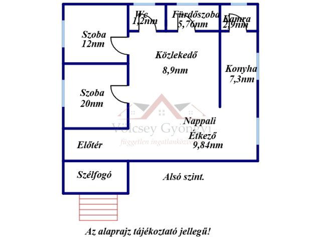Eladó családi ház, Koroncón 76 M Ft, 4 szobás