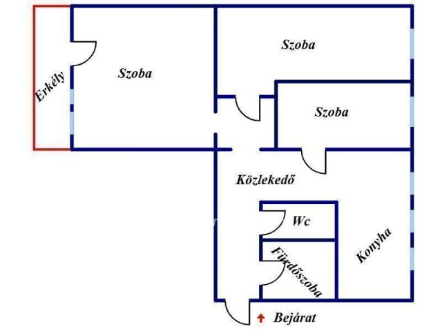Eladó panellakás, Szigetszentmiklóson 61.9 M Ft, 1+2 szobás