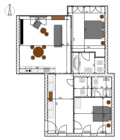 Eladó téglalakás, Budapesten, V. kerületben 249.9 M Ft, 3 szobás