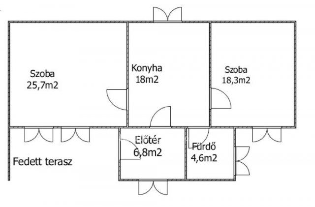 Eladó családi ház, Szentesen 15 M Ft, 2 szobás