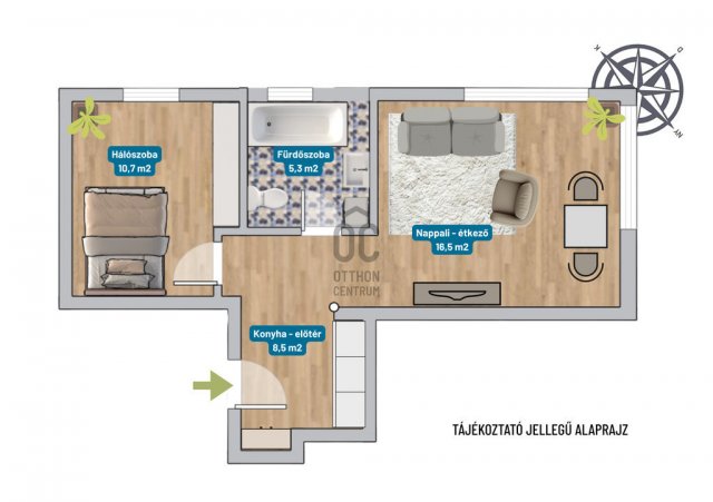 Eladó téglalakás, Budapesten, XI. kerületben 79.9 M Ft, 2 szobás