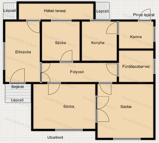 Eladó családi ház, Tiszaföldváron 25.99 M Ft, 3 szobás