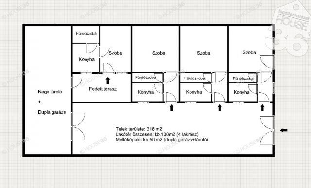 Eladó családi ház, Kecskeméten 64.99 M Ft, 4 szobás