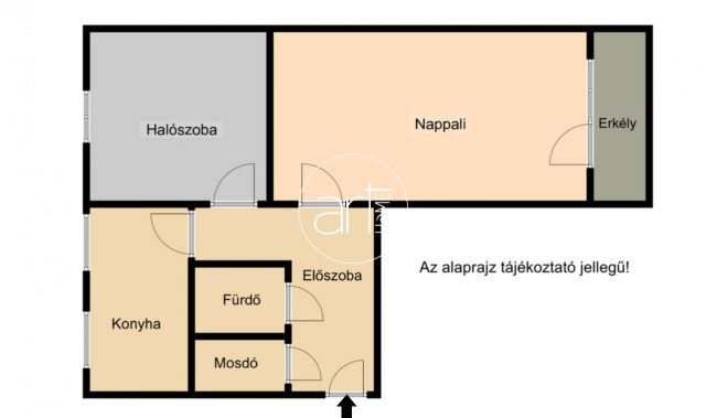Eladó téglalakás, Szegeden 41.8 M Ft, 2 szobás