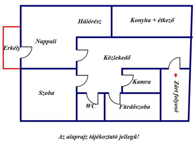 Eladó téglalakás, Nyíregyházán 42.9 M Ft, 2 szobás