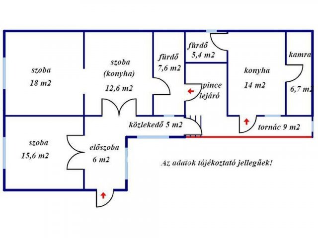Eladó családi ház, Halmajugrán 17.5 M Ft, 3 szobás