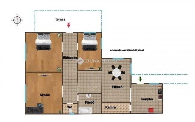 Eladó családi ház, Dunavarsányban 88 M Ft, 3 szobás