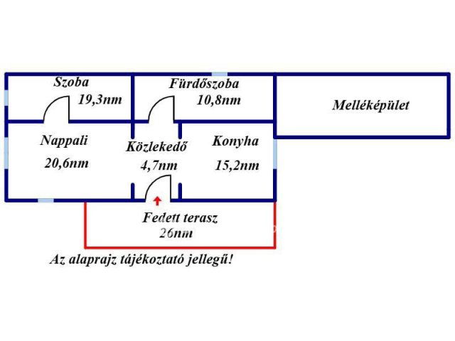 Eladó családi ház, Jászfényszarun 22 M Ft, 1 szobás