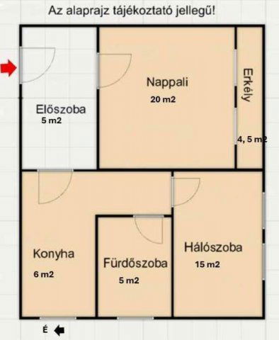 Eladó téglalakás, Budapesten, IX. kerületben 79.9 M Ft, 2 szobás