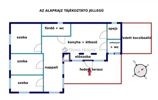 Eladó családi ház, Kókán 44.9 M Ft, 4 szobás