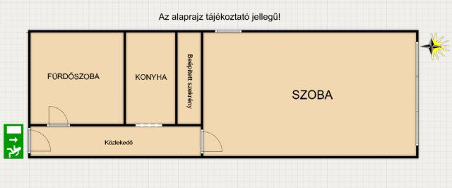 Eladó téglalakás, Zalaegerszegen 30.9 M Ft, 1 szobás
