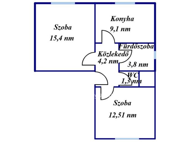 Eladó téglalakás, Bátonyterenyén 15 M Ft, 2 szobás