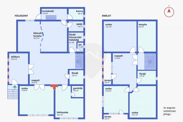 Eladó családi ház, Jászárokszálláson 125.9 M Ft, 5+3 szobás