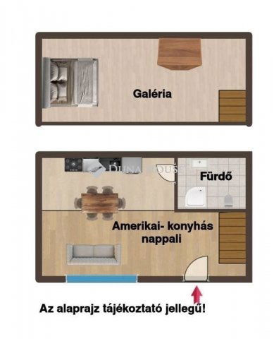 Eladó téglalakás, Budapesten, IX. kerületben 59.9 M Ft, 1 szobás