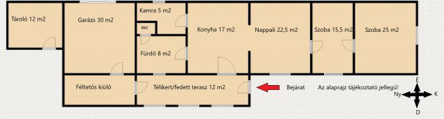 Eladó családi ház, Bonyhádon 43.9 M Ft, 3 szobás