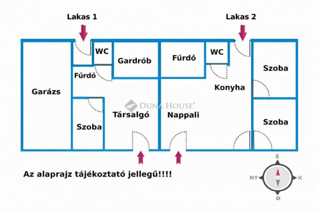 Eladó téglalakás, Szigetszentmártonban 59.9 M Ft, 3 szobás