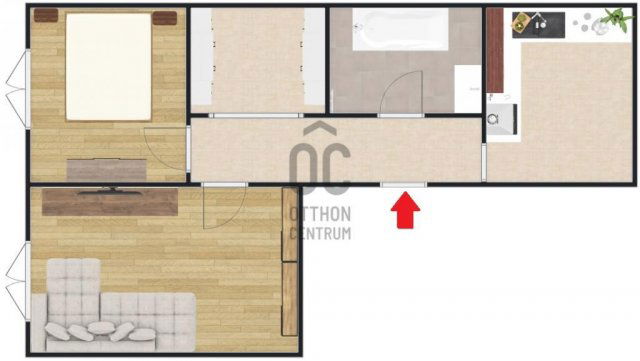 Eladó panellakás, Budapesten, XV. kerületben 56.5 M Ft, 2 szobás