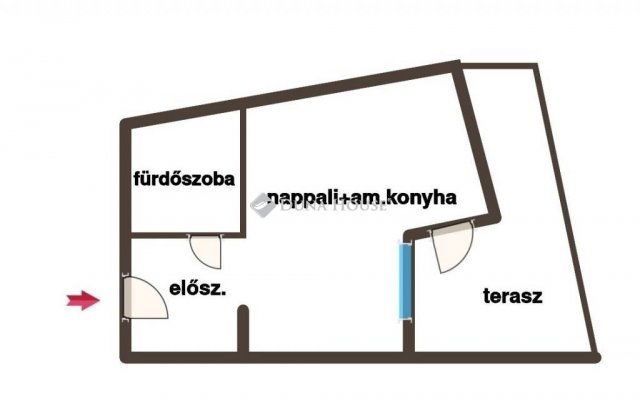 Eladó téglalakás, Budapesten, VIII. kerületben 75 M Ft, 1 szobás