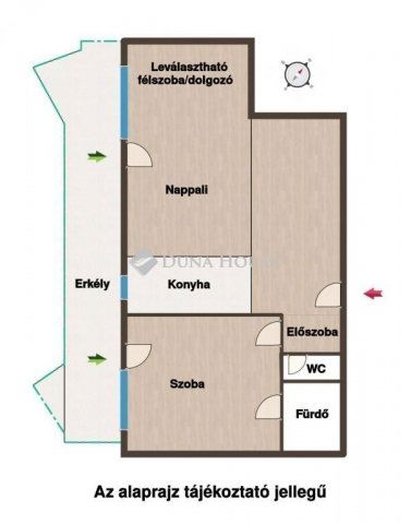 Eladó téglalakás, Budapesten, IX. kerületben 97.9 M Ft, 2 szobás