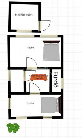 Eladó családi ház, Keszthelyen 57 M Ft, 2 szobás